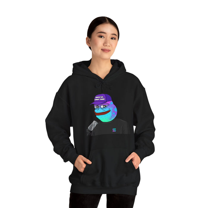 Make Sol Great Again Pepe On Sol Unisex Hoodie