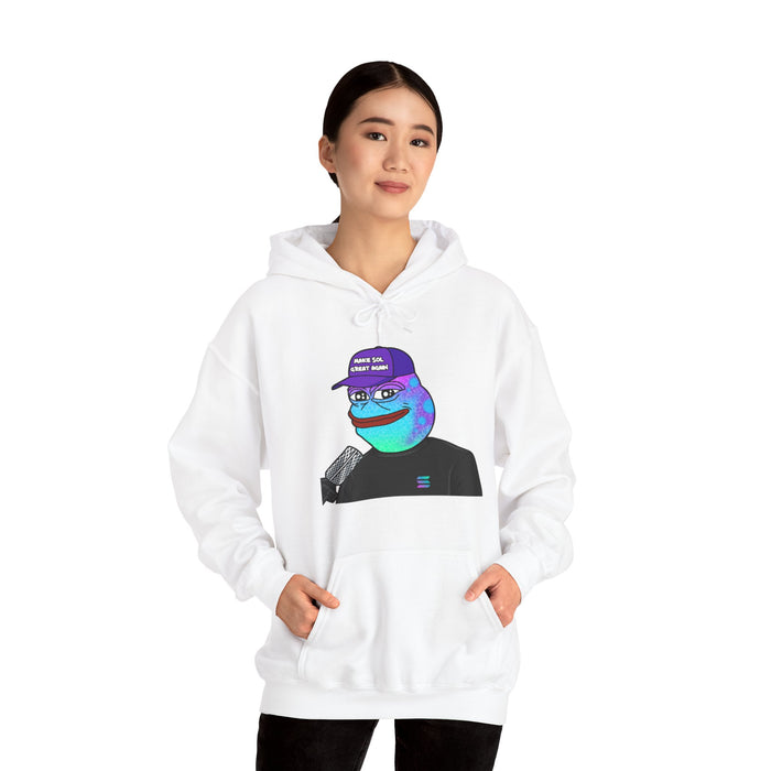 Make Sol Great Again Pepe On Sol Unisex Hoodie