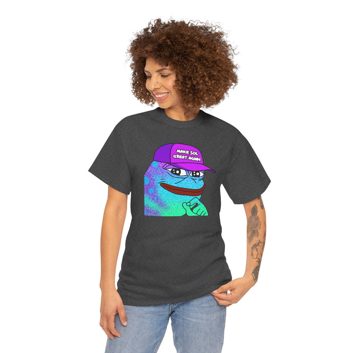 Pepe On Sol | Make Sol Great Again Unisex T-Shirt