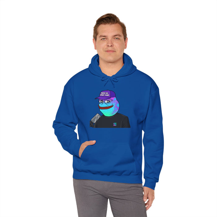 Make Sol Great Again Pepe On Sol Unisex Hoodie Pepe on Sol