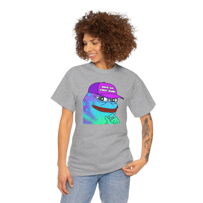 Pepe On Sol | Make Sol Great Again Unisex T-Shirt