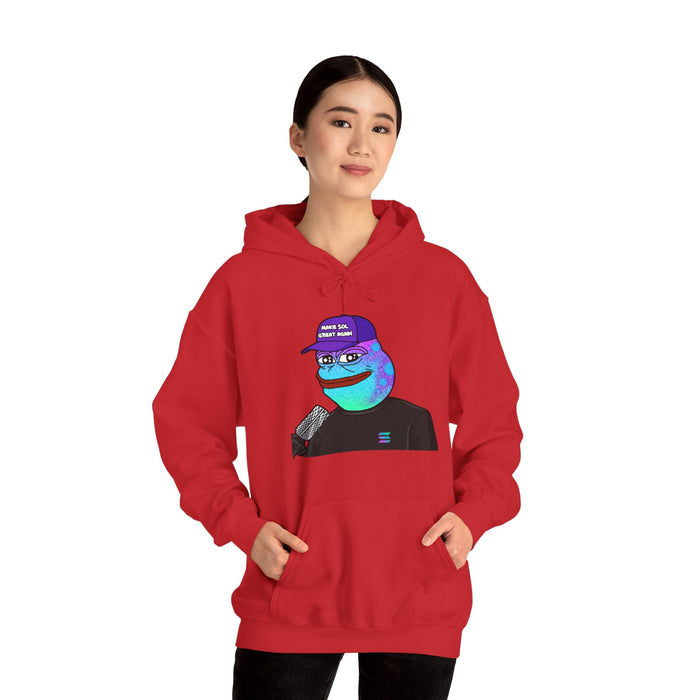 Make Sol Great Again Pepe On Sol Unisex Hoodie