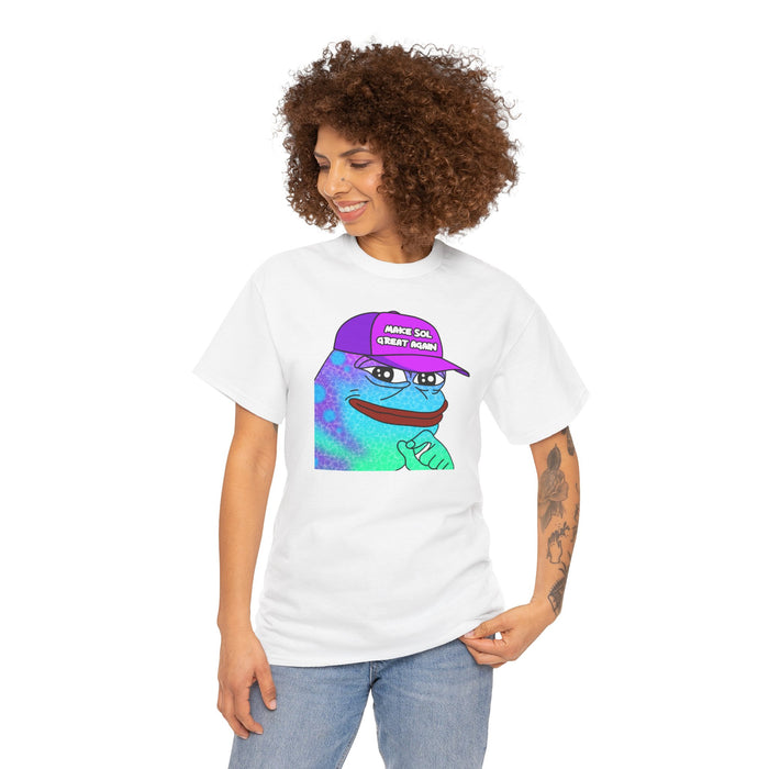 Pepe On Sol | Make Sol Great Again Unisex T-Shirt