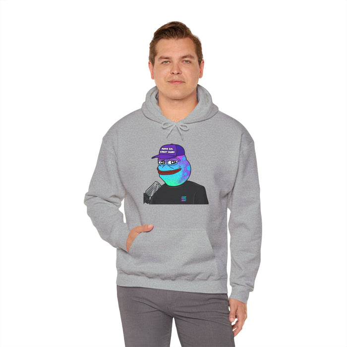 Make Sol Great Again Pepe On Sol Unisex Hoodie