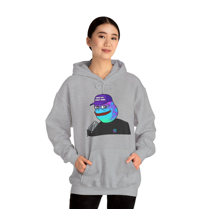 Make Sol Great Again Pepe On Sol Unisex Hoodie