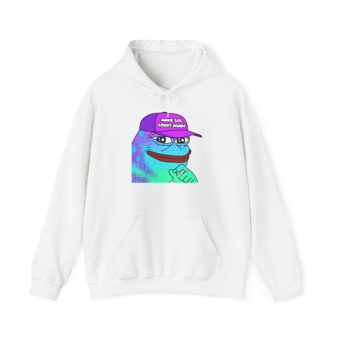 Pepe On Sol | Make Sol Great Again Unisex Hoodie