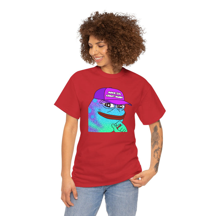 Pepe On Sol | Make Sol Great Again Unisex T-Shirt