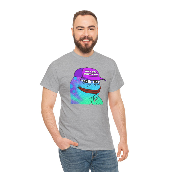 Pepe On Sol | Make Sol Great Again Unisex T-Shirt