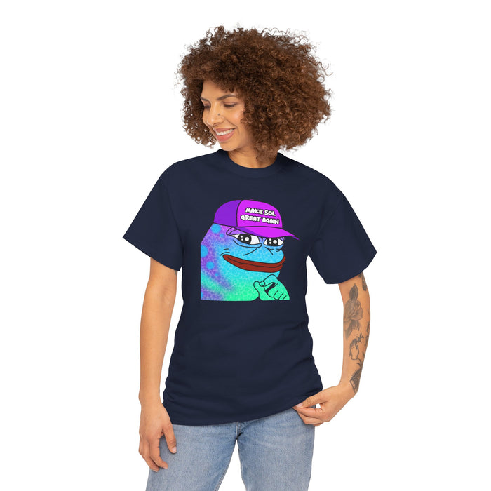 Pepe On Sol | Make Sol Great Again Unisex T-Shirt