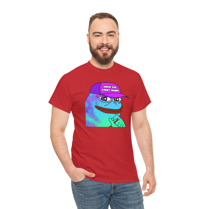 Pepe On Sol | Make Sol Great Again Unisex T-Shirt