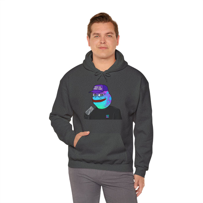 Make Sol Great Again Pepe On Sol Unisex Hoodie