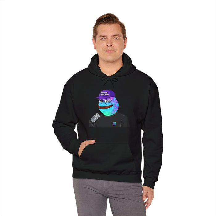 Make Sol Great Again Pepe On Sol Unisex Hoodie