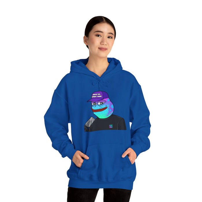 Make Sol Great Again Pepe On Sol Unisex Hoodie