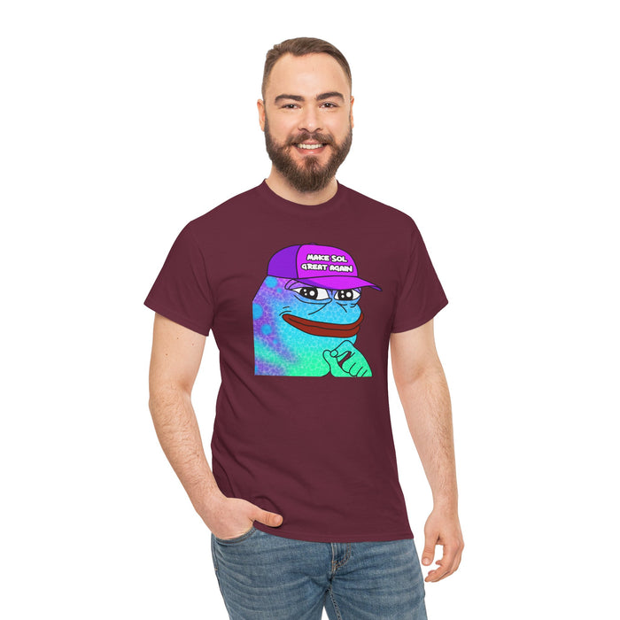 Pepe On Sol | Make Sol Great Again Unisex T-Shirt