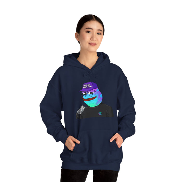 Make Sol Great Again Pepe On Sol Unisex Hoodie