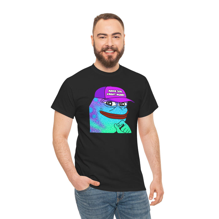 Pepe On Sol | Make Sol Great Again Unisex T-Shirt